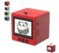 ActSo Sticker Box AI,AI Sticker Box Printer,Smart-AI-Voice Stickerbox Printer,with 2.4" Display,Inkless Portable,Mini for Offices and Schools(A)