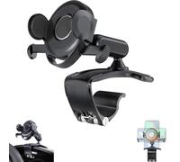 ActSo Support de Téléphone Voiture Rotation à 360 degrés,Tableau de Bord Socles téléphone Portable Automobile Car Phone Mount pour GPS et Les Smartphones de 4 à 7 Pouces (A)
