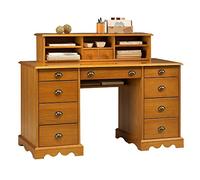 ACTUAL DIFFUSION 38504 Windsor Grand Bureau avec Rehausse Bois Miel 58,3 x 137,5 x 99 cm