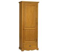 ACTUAL DIFFUSION Bonnetière Pin Massif Miel Style Anglais 4 Niches L 70 H 186 P 42 cm