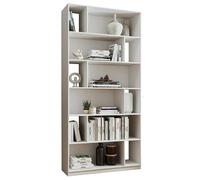 ACTUAL DIFFUSION Etagère Design 12 Niches Blanche L 90 H 186.4 P 29.4 cm
