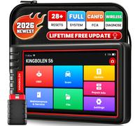 [Actualisation gratuite à vie] Nouveauté KINGBOLEN S6 CAN FD Outil de diagnostic automobile toutes fonctions Scanner OBD Bluetooth 28 fonctions de réinitialisation Auto VIN Outil de diagnostic Lifetim