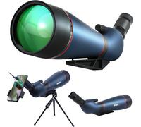 Actualisé 25-75X100Mm Longue Vue Puissante Avec Adaptateur Téléphonique De Trépied Et Sac De Transport - Hd Bak4 Prisme Fmc Lens Pour Chasse, Le Tir À La Cible Et L'Observation Des Oiseaux