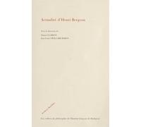 Actualité D'henri Bergson