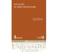Actualités du droit disciplinaire