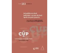 Actualités En Droit Judiciaire : Un Peu De Tout Après Six Pots-Pourris