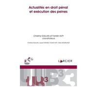 Actualités En Droit Pénal Et Exécution Des Peines