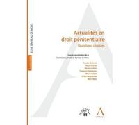 Actualites en droit penitentiaire Collectif (Auteur)