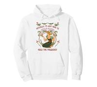 « Actually, I'm Just Here to Hold The Frequency » Boho Energy Sweat à Capuche