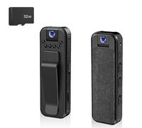 Actualous Body Camera, HD 1080p Rechargeable Mini Body Camera ,Portable BodyCam with Night Vision Police, Wearable Audio Video Recorder for Outdoor, Travel, Law Enforcement (Standard Model,32G)