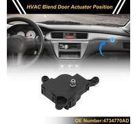 Actuateur De Porte De Mélange De Chauffage HVAC Remplacement Pour Chrysler Concorde 2001-2004 Actuateur De Chauffage A/C No.4734770AD Actuateur De Porte Air Plastique Métal Noir