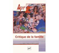 Actuel Marx N° 37, Premier Semes - Critique De La Famille