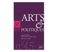 Actuel Marx n° 45 (2009-1) Arts et politiques - Collectif - Puf - broché - Revue