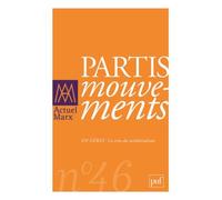 Actuel Marx n° 46 (2009-2) Partis/Mouvements - Collectif - Puf - broché - Revue