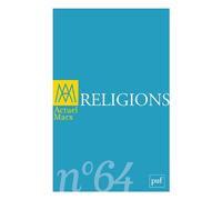 Actuel Marx n° 64 (2018-2) Religions - Collectif - Puf - broché - Revue