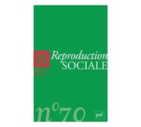 Actuel Marx n° 70 (2021-2) Reproduction sociale - Collectif - Puf - broché - Revue