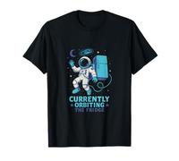 Actuellement en orbite autour du réfrigérateur Astronaute Space Art T-Shirt