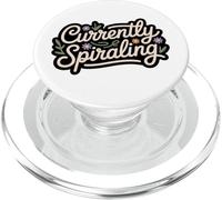 Actuellement en Spirale Cottagecore Wildflower Anxious Cute Boho PopSockets PopGrip pour MagSafe
