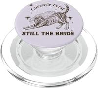 Actuellement Feral Still The Bride Bachelorette Cat PopSockets PopGrip pour MagSafe