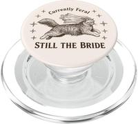 Actuellement Feral Still The Bride Bachelorette Cat PopSockets PopGrip pour MagSafe