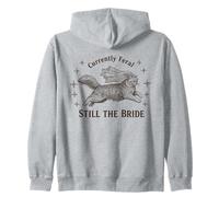 Actuellement Feral Still The Bride Bachelorette Cat Sweat à Capuche
