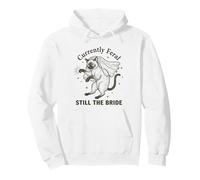 Actuellement Feral Still The Bride Bachelorette Cat Sweat à Capuche