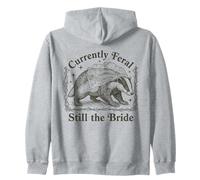 Actuellement Feral Still The Bride Badger Wedding Sweat à Capuche
