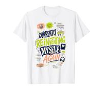 Actuellement me réinventer à Nouveau Funny Life Reset T-Shirt