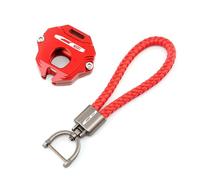 actuion Coque de clé de Moto pour Hon@&da CB125R CB650R CB500X CB500F CB1100 CB1000R Moto Etui Clés Coque Porte-clés Chaîne CB 650R 500X 500F 1000R(1 Set Red)