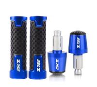 actuion Poignée Poignées De Guidon Moto Accessoires pour Ka@&wasaki Z750 2007 2008 2009 2010 2011 2012 Z750 Z 750 Poignée Moto 7/8 "22mm Poignées De Guidon Poignée Bouchon D'extrémité(Blue Blue)