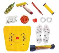 Acu Capital Boule d'énergie, mini rouleau, tapis de pied magnétique Acu - Pyramidal, acupression Jimmy, exercice de poche, 2 anneaux Sujok, rouleau de main doux