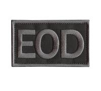 ACU Subdued EOD Explosive Ordnance Disposal Army Tactical Embroidered Hook Patch