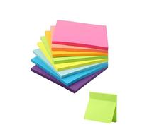 Acual 400 Pcs Marque Page Autocollant Bloc Note Sticker Gommettes Adhesif Pastel 76x76 mm pour Annotation Livre Revision Rigolo Journaling Parfait pour Bureautique Fournitures Scolaires