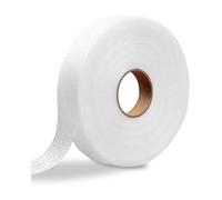 Acual 64 M Bande Thermocollante Ourlet, Ruban Thermocollant sans Couture, Thermocollant Tissus Fer à Repasser Blanc, Largeur 20 mm, pour Assembler des Tissus,Pantalons,Rideaux,Vêtements