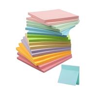 Acual 800 Pcs Marque Page Autocollant Bloc Note Sticker Gommettes Adhesif Pastel 76x76 mm pour Annotation Livre Revision Rigolo Journaling Parfait pour Bureautique Fournitures Scolaires