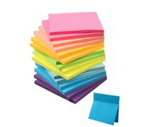 Acual 800 Pcs Marque Page Autocollant Bloc Note Sticker Gommettes Adhesif Pastel 76x76 mm pour Annotation Livre Revision Rigolo Journaling Parfait pour Bureautique Fournitures Scolaires