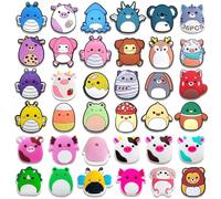 Acuiwer Charmes de Chaussure 36 Pièces pour Crocs, Breloque pour Sabots Sandales, Accessoires Crocs pour Filles Garçons, Cadeau Noël ou d'Anniversaire