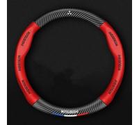 ACUMLS Couvre Volant Voiture, pour Mitsubishi L200 Single Cab Housse de Volant Antidérapant Respirant Protege Volant Accessoires Auto Decoration Interieur,B