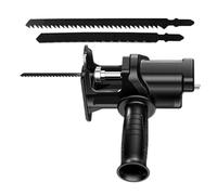 Acunny Adaptateur de scie sauteuse pendulaire - Tête de machine de coupe oscillante - Accessoire pour tuyaux en PVC, bois, métal, carton