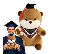 Acunny Animaux en Peluche, Animaux en Peluche en Peluche - Décor de Chambre Douce Mignonne de loutres - Animal en Peluche de Remise des diplômes réaliste avec Un Chapeau et Un diplôme pour décor de