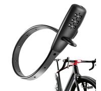 Acunny Antivol à câble, collier de serrage à roulettes, avec combinaison chiffrée, protection antivol réglable, pour armoire, réfrigérateur, vélo, porte coulissante, ski, véhicule