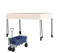 Acunny Auvent de voiture de golf, auvent pliable | Auvent de voiture de golf protection contre la pluie imperméable, couverture pour chariot à pousser, accessoires de poussette, auvent de jardin pour