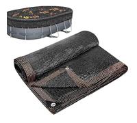 Acunny Bâche en maille pour feuilles de piscine, maille fine pour parasol - Filet ovale feuilles de natation Couverture solaire pour jardin, hôtel, patio extérieur