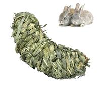 Acunny Balle d'herbe pour lapin, jouets d'herbe de lapin, balles de jeu pour petits animaux, balles de jeu à roulettes, jouets à économie d'énergie, fournitures pour animaux de compagnie pour la