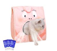 Acunny Boîte de transport pour chat avec sac de glace, compartiment isolé ventilé, portable, pour l'extérieur, les voyages, le transport aérien, les randonnées intérieures