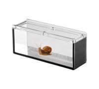 Acunny Boîte d'élevage de poissons en acrylique - Boîte d'observation des poissons - Récipient en acrylique avec échelle - Effacer les accessoires portables pour animaux aquatiques pour l'intérieur et