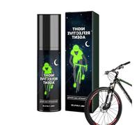 Acunny Bombe de peinture fluorescente de 100 ml - Couleur foncée - Peinture de nuit - Peinture lumineuse - Vert naturel - Avec effet phosphorescent - Brille dans l'obscurité