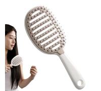 Acunny Brosse à cheveux ventilée, brosse à cheveux ventilée - Brosse à cheveux démêlante ventilée - Brosse à palette ventilée, brosse démêlante à palette avec poils à pointe sphérique pour le séchage