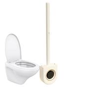 Acunny Brosse Toilette | Brosse WC Salle De Bain | Manche Long Poils Doux Non Rayant Antirouille Intégré à l'Aromathérapie pour Élimination Taches Eau Calcaire Outil Robust