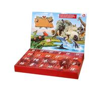Acunny Calendrier De L Avent Avec Figurines D Animaux - Décoration De Table Avec Présentation - Calendrier Animal pour le Compte à Rebours de Noël - pour Garçons Filles Élèves Collectionneurs Bureau